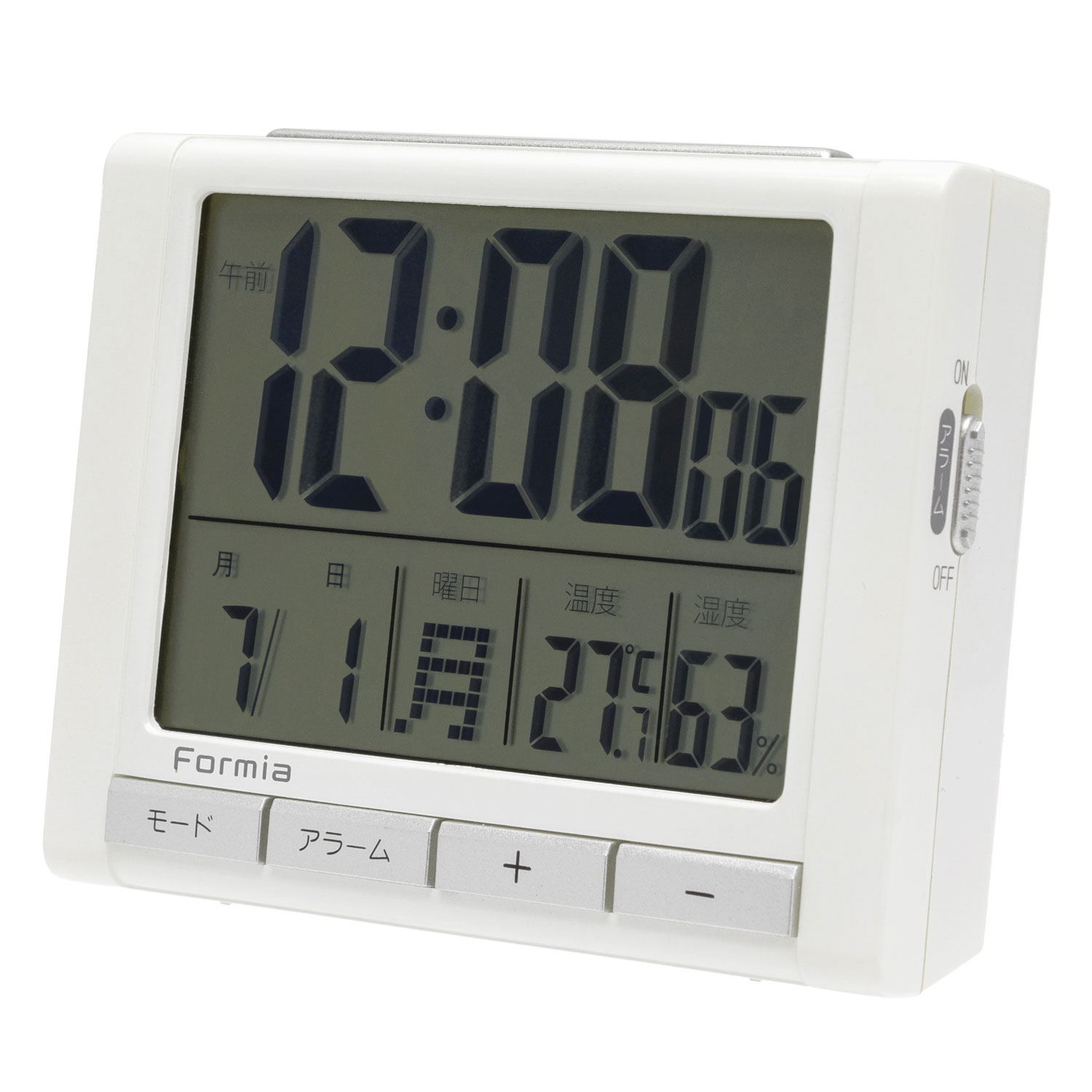 534円 高品質の人気 不二貿易 置時計デジタル テウス WH 99070