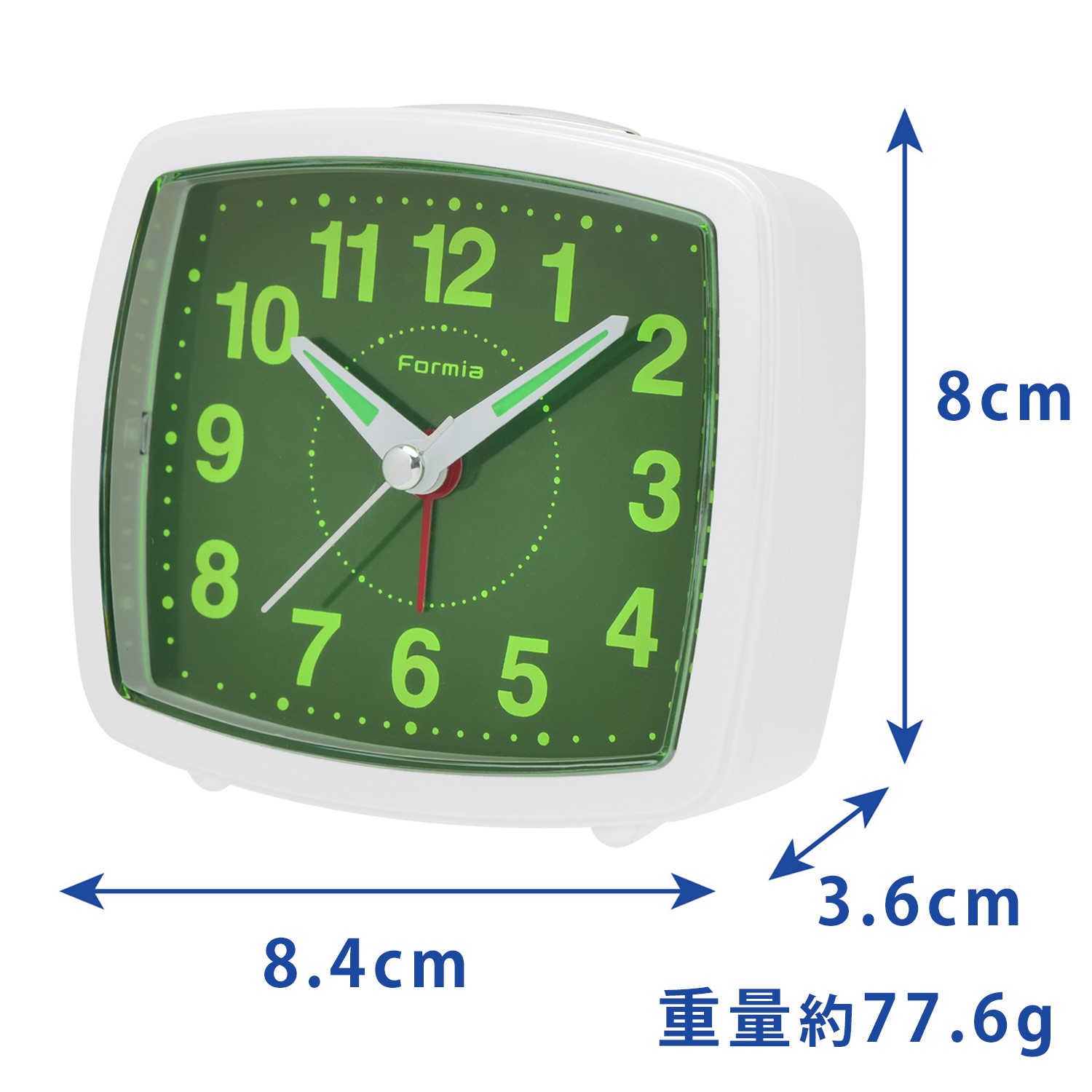 目覚まし時計HT-A022W-WH | 保土ヶ谷電子販売株式会社