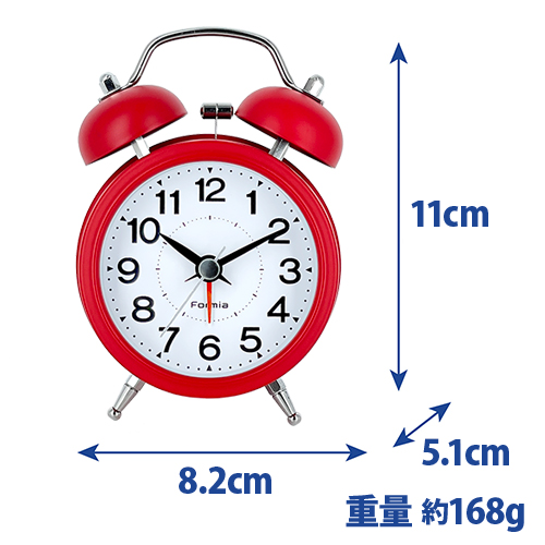 目覚まし時計HT-A025S-RD | 保土ヶ谷電子販売株式会社